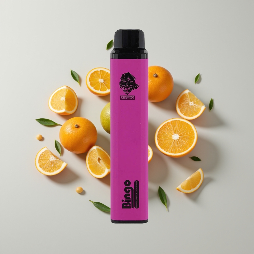 Aivono AIM BINGO 4000 Puffs Naranja Maracuyá Guayaba 10mL 1000mAh Recargable
