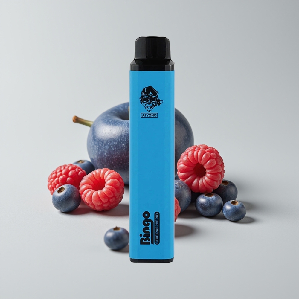 Aivono AIM BINGO 4000 Puffs Vape Disposable Frambuesa Azul 10mL 1000mAh Recargable
