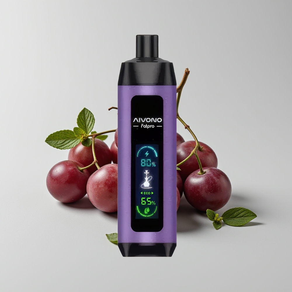 Aivono AIM FATPRO 22000 Puffs Recargable 28ml Uva Menta 0.6ohm Dual Modes