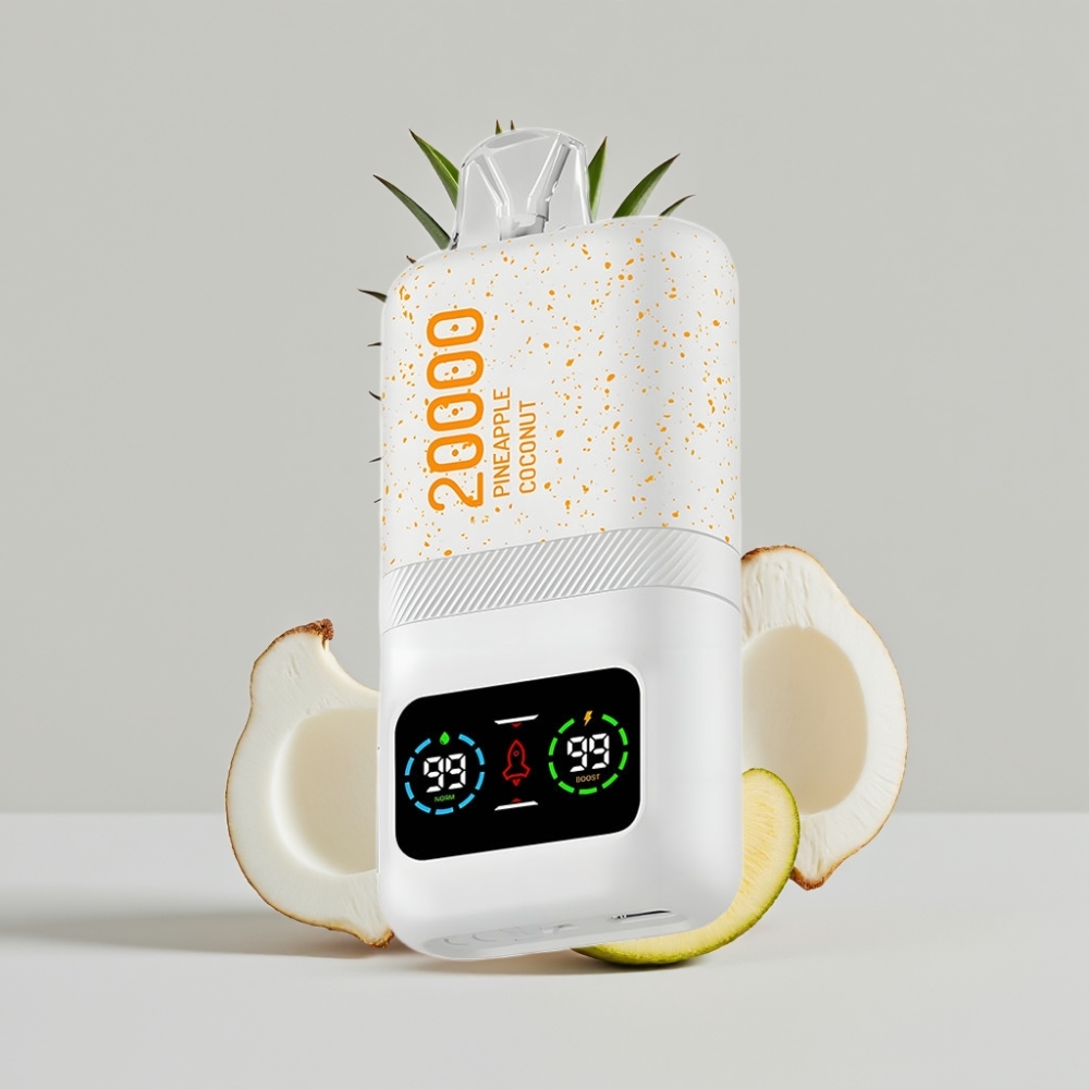 Aivono AIM MAGIC 20000 Puffs Tipo-C Recargable Piña Coco Dual Mesh Coils LCD 26ml