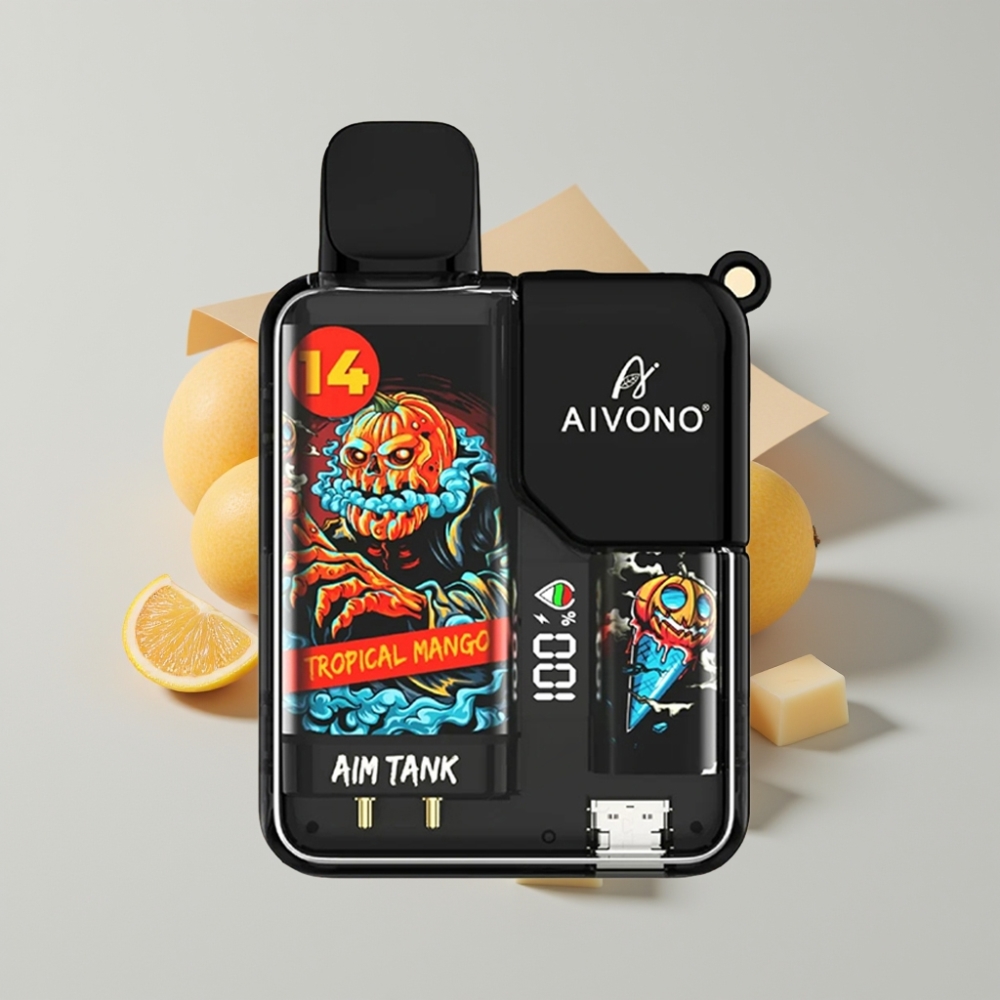 Aivono AIM-TANK 9500 Puffs 18ml 650mAh LCD Mango Tropical 1.2ohm