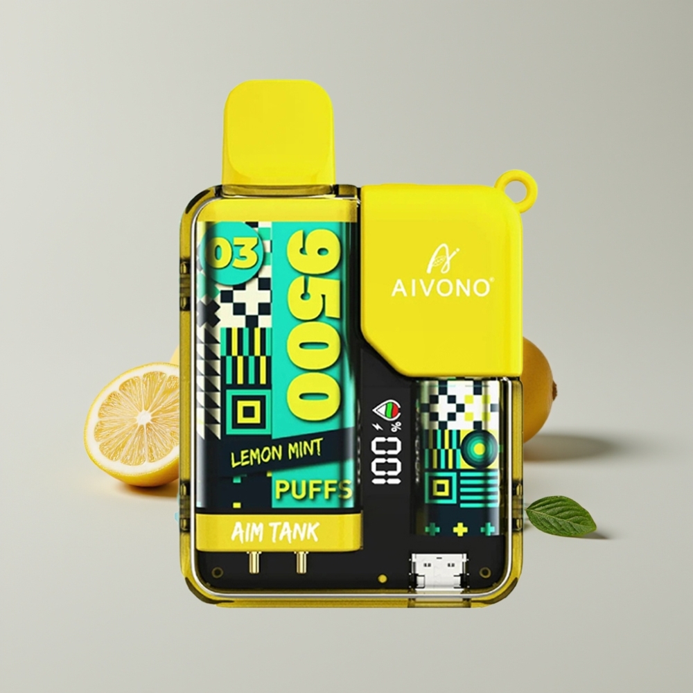 Aivono AIM-TANK 9500 Puffs 18ml LCD Limón Menta