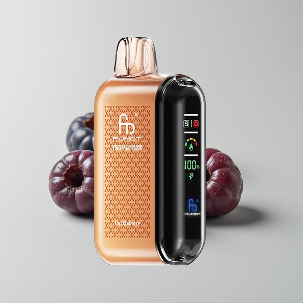 Fumot Tornado 20000 Puffs Dual Mesh Coil 20ml E-líquido Batería Recargable 850mAh Pantalla Inteligente Control