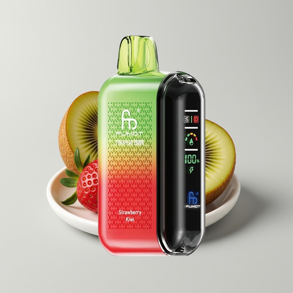 Fumot Tornado 20000 Puffs Dual Mesh Coil 20ml Fresa Kiwi