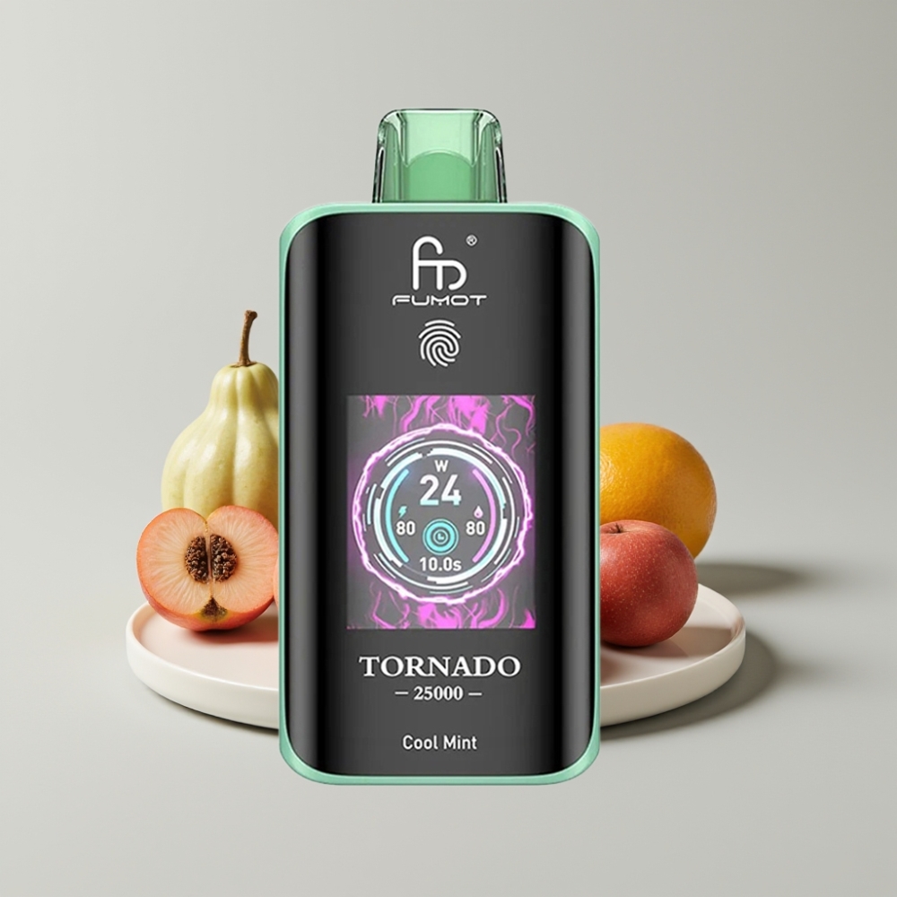 Fumot Tornado 25000 Puffs HD Screen Recargable 20ml Menta Refrescante