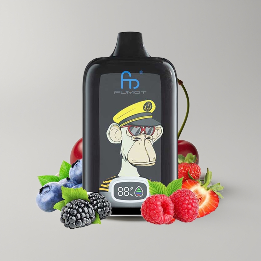 Fumot Tornado Digital Box 12000 Puffs 20ml Recargable Tipo-C Cereza