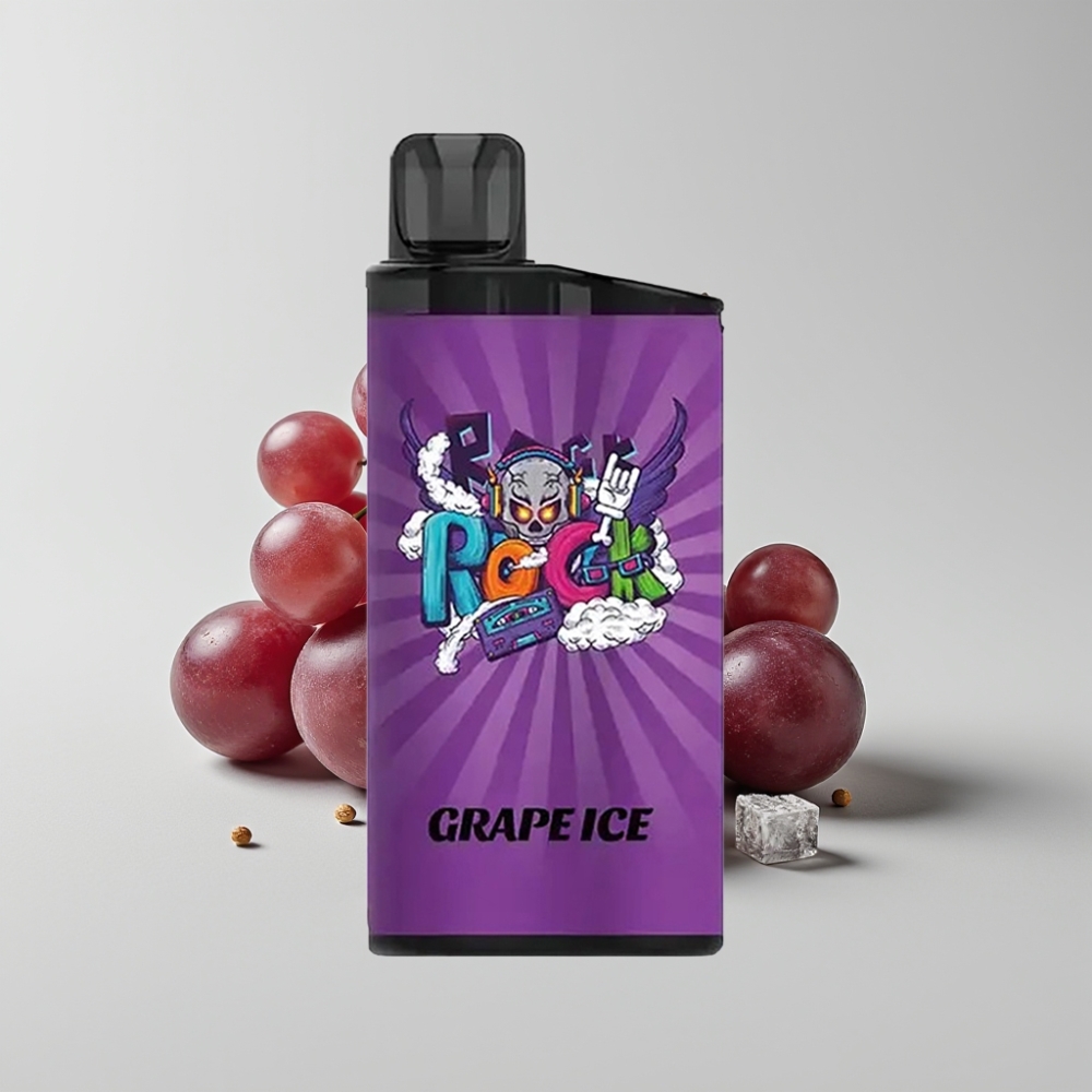 IGET Bar 3500 Puffs Desechable Vape Uva Hielo 1400 mAh 1.2 Ohm Mesh Coil