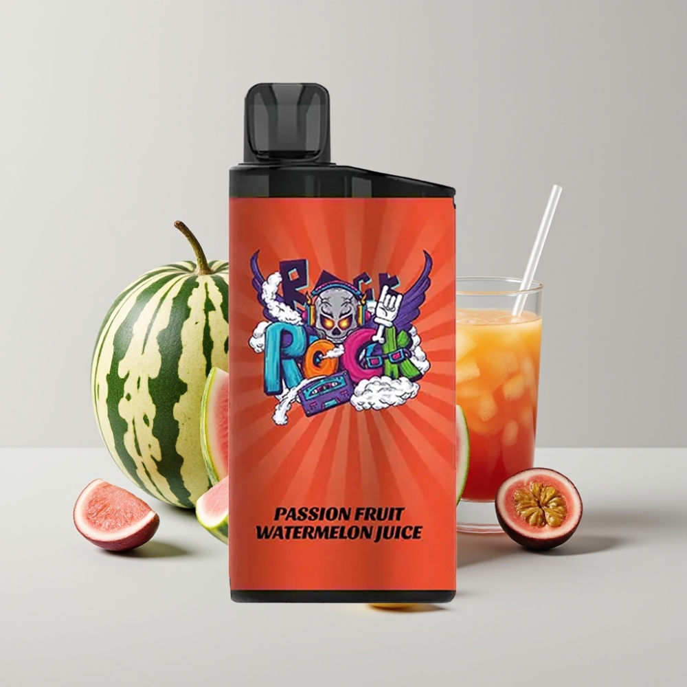 IGET Bar 3500 Puffs Vape Desechable Jugo de Maracuyá y Sandía con Batería 1400 mAh