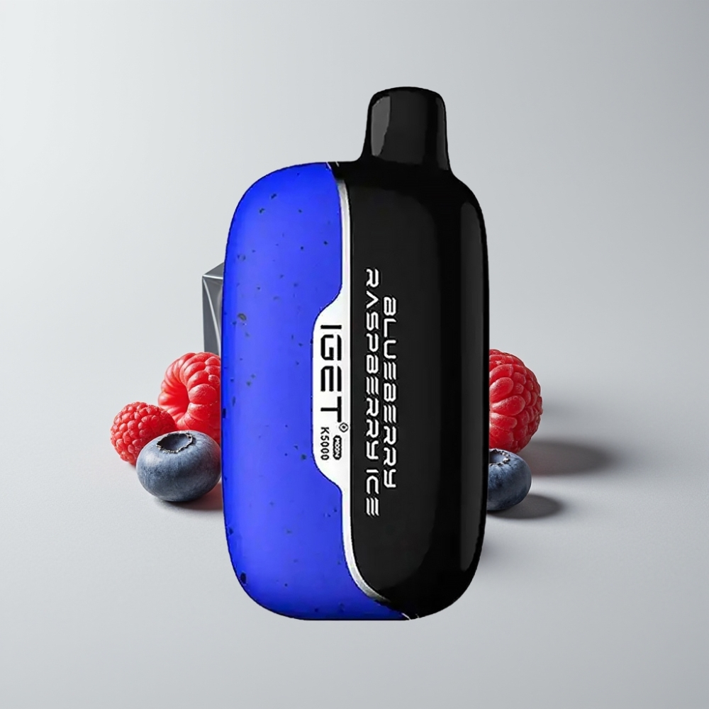 IGET Moon K5000 Puffs Desechable Arándano Frambuesa Hielo PC 81.5g 1.35 Ohm