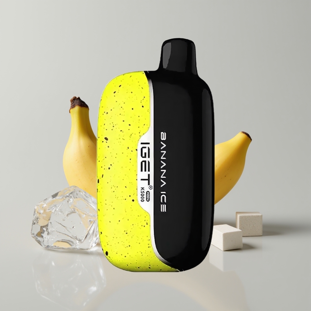 IGET Moon K5000 Puffs Desechable Helado de Plátano PC Malla 1.35 Ohm 81.5g