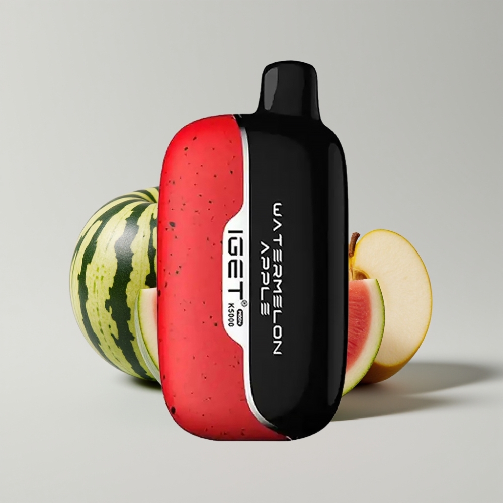 IGET Moon K5000 Puffs Dispositivo Desechable Sandía Manzana 81.5g PC 1.35 Ohm