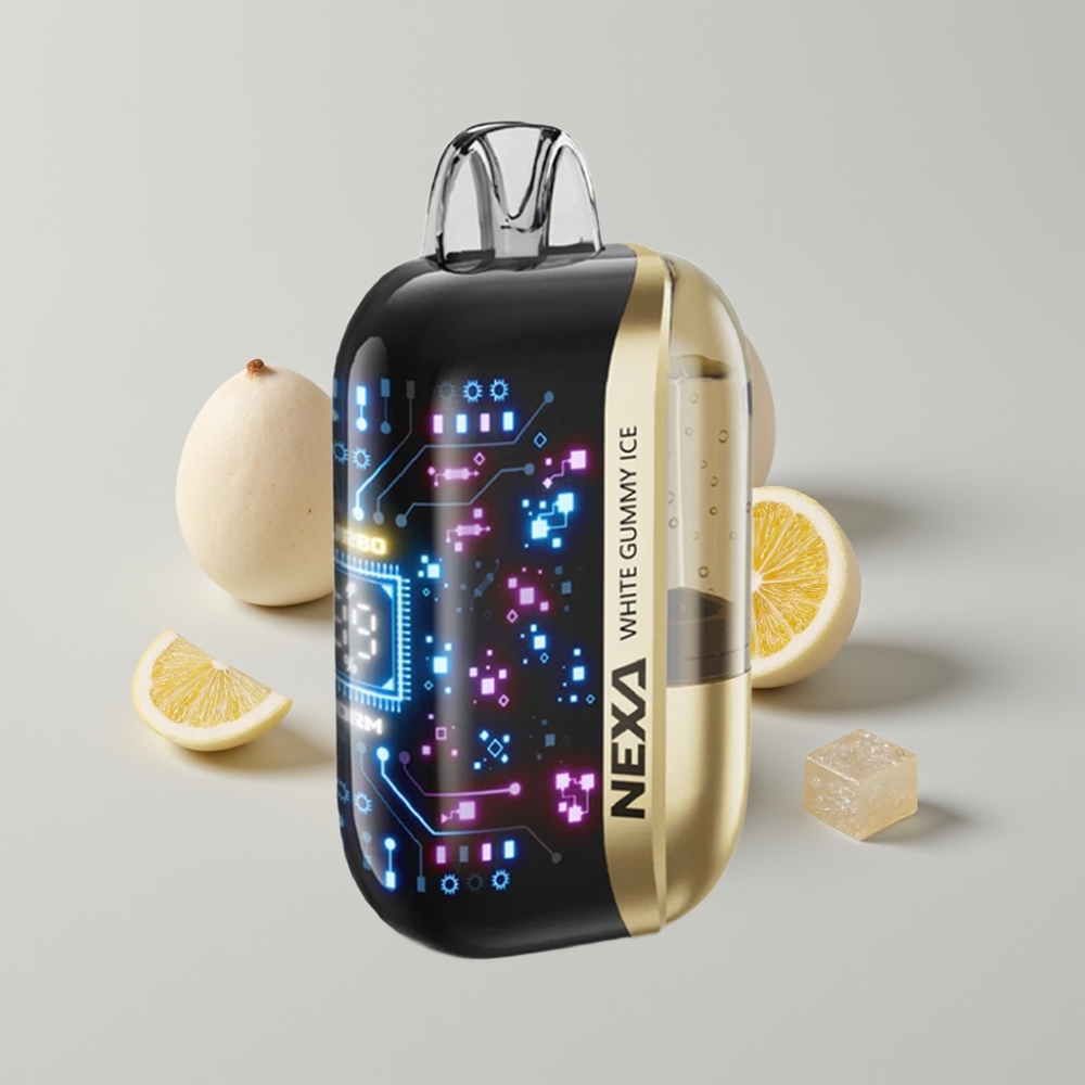 NEXA Ultra 50K Disposable Vape 20ml 5% Nicotina Sabor Goma Dulce Blanca Hielo