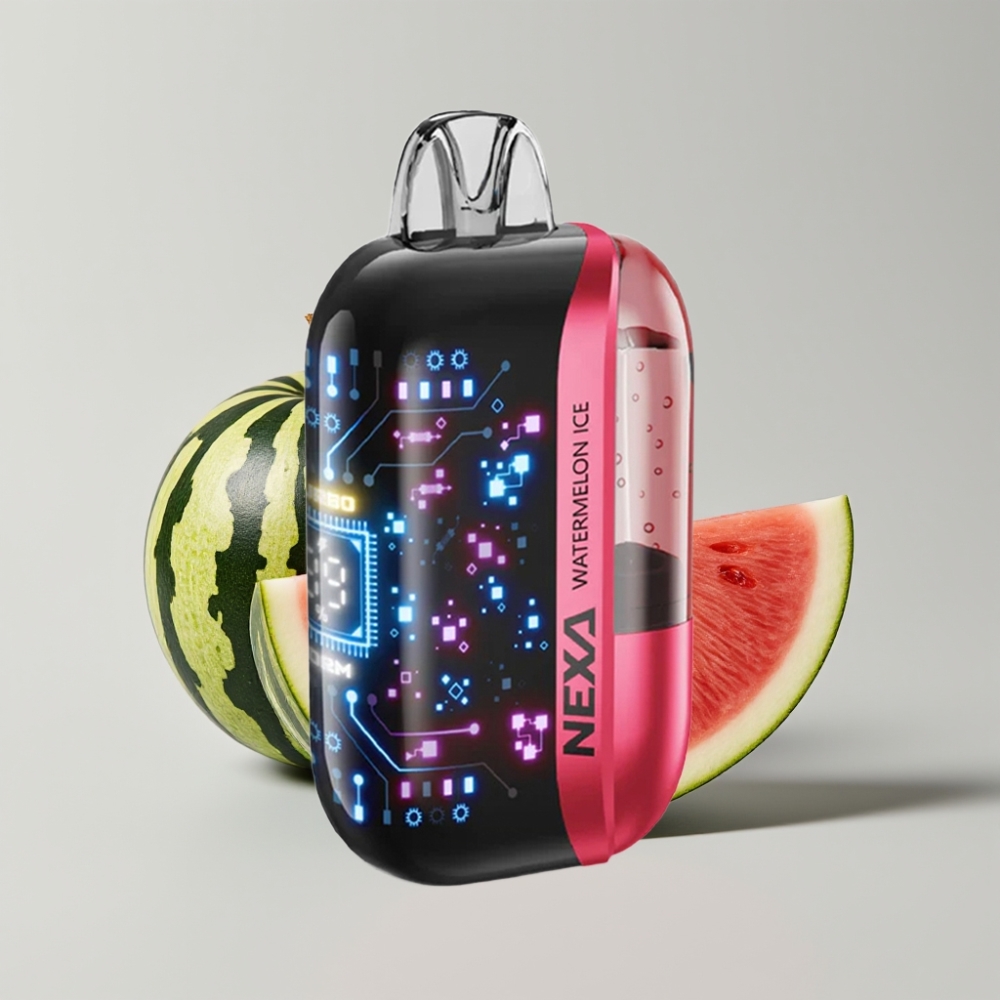 NEXA Ultra 50K Disposable Vape Sandía Helada 20ml 5% Nicotina Pantalla 3D Tipo-C