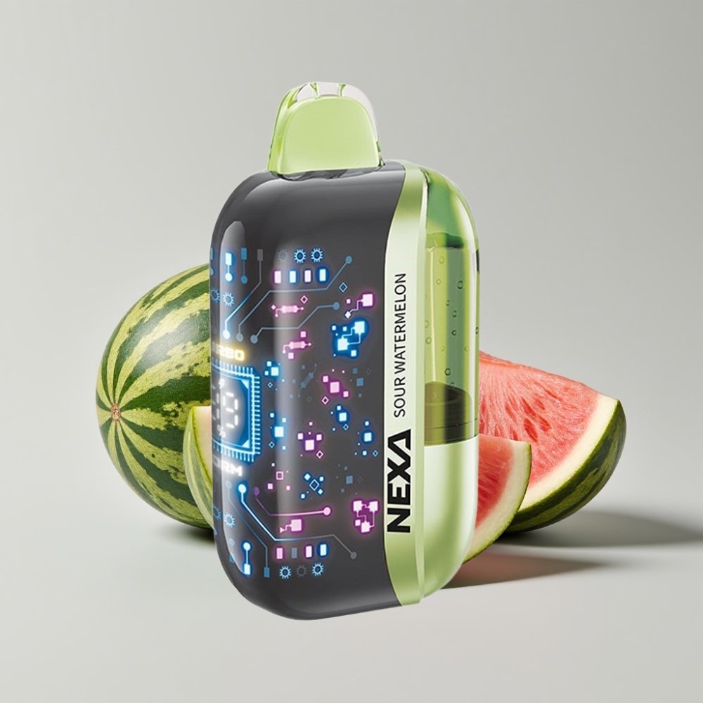 NEXA Ultra 50K Disposable Vape Sandía Ácida 20ml 5% 0.9ohm Pantalla 3D Tipo-C