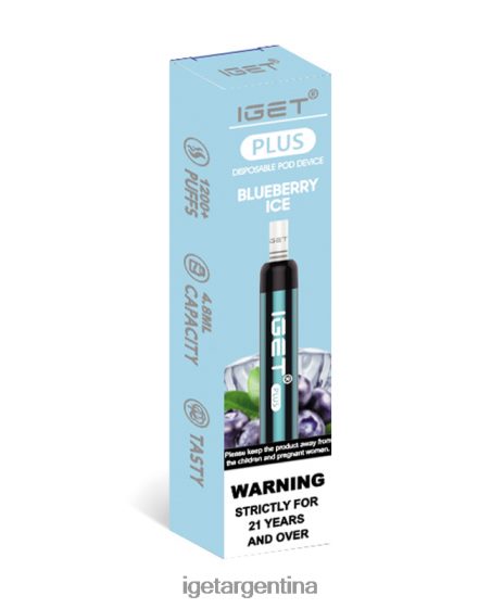 IGET Vape tengo más hielo de arándanos J60FFH32