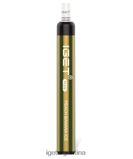 IGET Vape Shop tengo más hielo de plátano y durazno J60FFH36