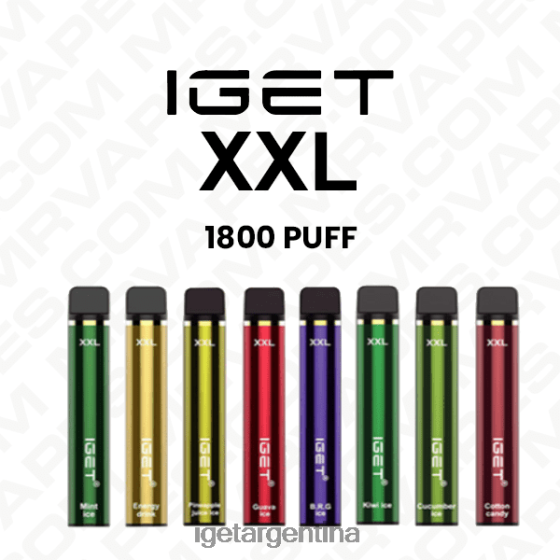 IGET Shop Vape desechable xxl al por mayor (1800 inhalaciones)J60FFH621