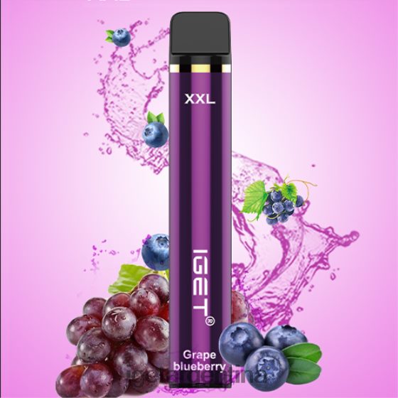 IGET Bar Shop xxl - 1800 inhalaciones arándano uva J60FFH552