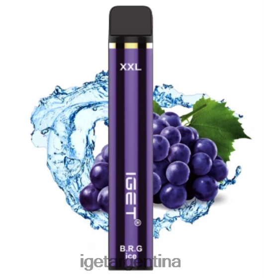 IGET Vape Online xxl - 1800 inhalaciones b.r.g hielo J60FFH458
