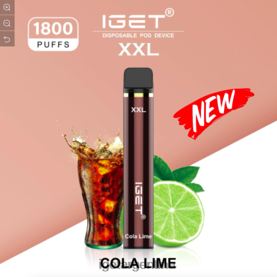 IGET Vape Shop xxl - 1800 inhalaciones cola de lima J60FFH450
