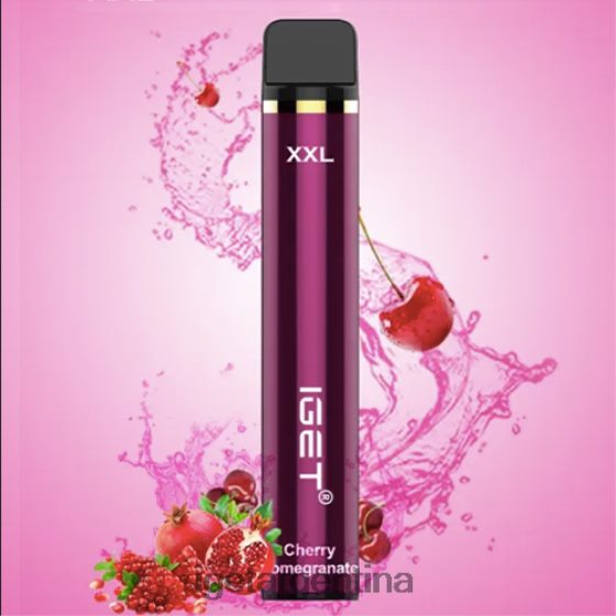 IGET Online xxl - 1800 inhalaciones granada cereza J60FFH577
