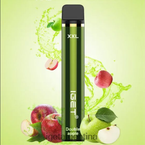 IGET Bar Shop xxl - 1800 inhalaciones manzana doble J60FFH512