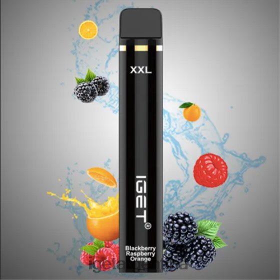 IGET Bar xxl - 1800 inhalaciones mora frambuesa naranja J60FFH645