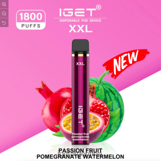 IGET Vape Argentina xxl - 1800 inhalaciones sandía granada maracuyá J60FFH664