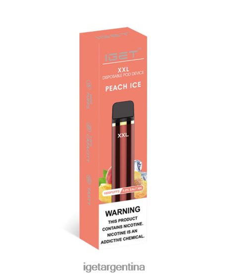 IGET Vape Argentina soy xxl hielo de durazno J60FFH70