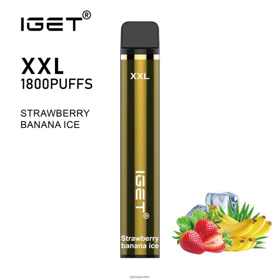 IGET Vape Online soy xxl hielo de fresa y plátano J60FFH74
