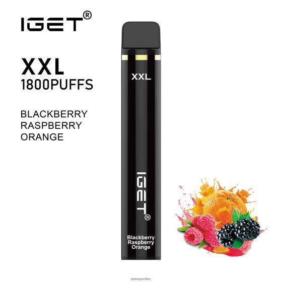 IGET Vape Online soy xxl mora frambuesa naranja J60FFH44