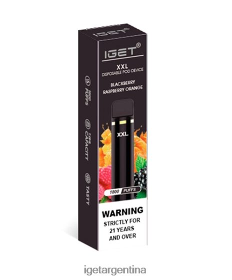 IGET Vape Online soy xxl mora frambuesa naranja J60FFH44