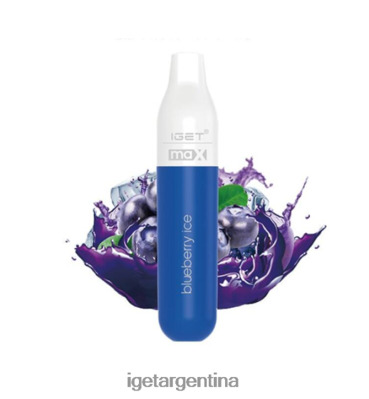 IGET Vape max - 2300 inhalaciones hielo de arándanos J60FFH526