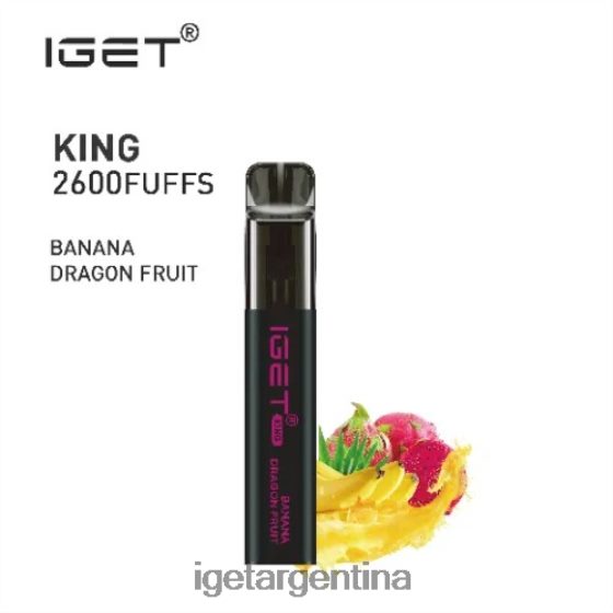 IGET Vape Shop rey - 2600 inhalaciones fruta del dragón de plátano J60FFH570