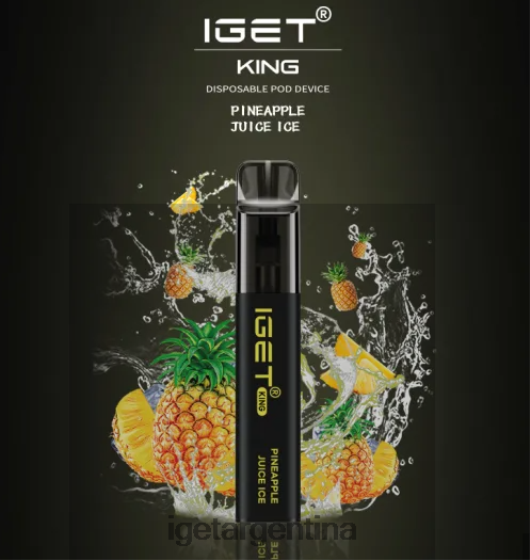 IGET Bar Online rey - 2600 inhalaciones hielo de jugo de piña J60FFH599