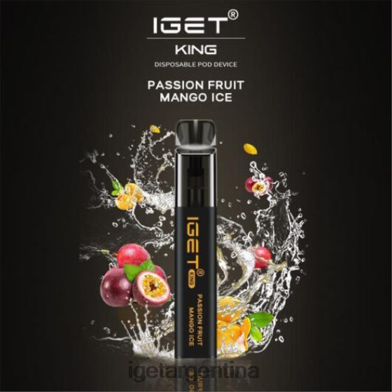 IGET Bar rey - 2600 inhalaciones hielo de mango y maracuyá J60FFH625