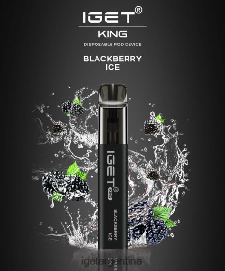 IGET Vape Argentina rey - 2600 inhalaciones hielo de mora J60FFH554