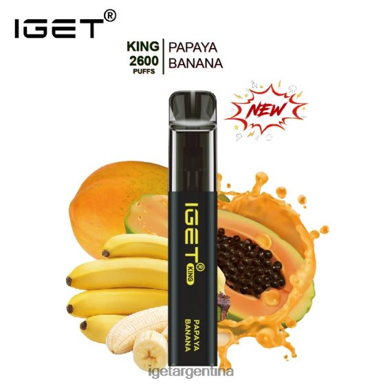 IGET Sale rey - 2600 inhalaciones hielo de papaya y plátano J60FFH573