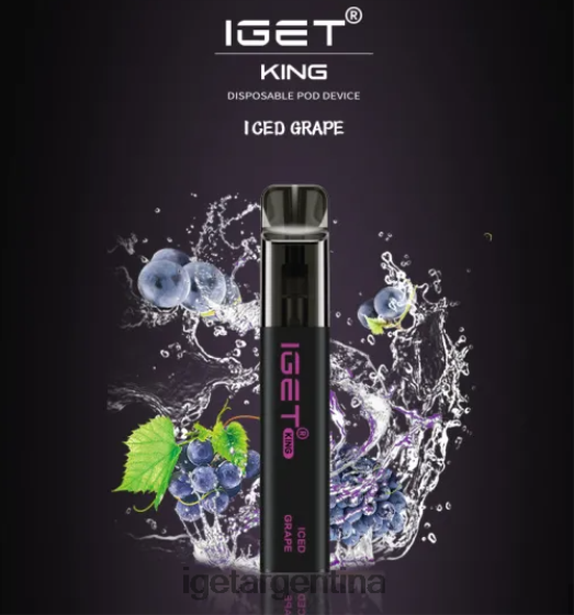 IGET Bar Online rey - 2600 inhalaciones uva helada J60FFH499