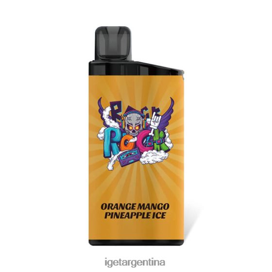 IGET Vape Argentina barra 3500 inhalaciones hielo de piña, mango y naranja J60FFH290