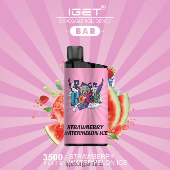 IGET Vape Shop barra - 3500 inhalaciones hielo de sandia fresa J60FFH640