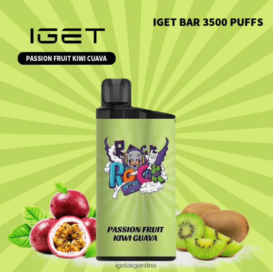 IGET Bar barra - 3500 inhalaciones maracuyá kiwi guayaba J60FFH615