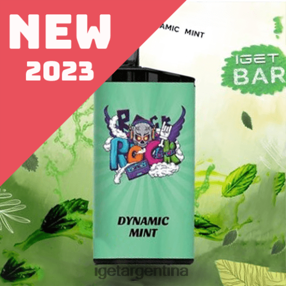 IGET Vape Online barra - 3500 inhalaciones menta dinámica J60FFH508