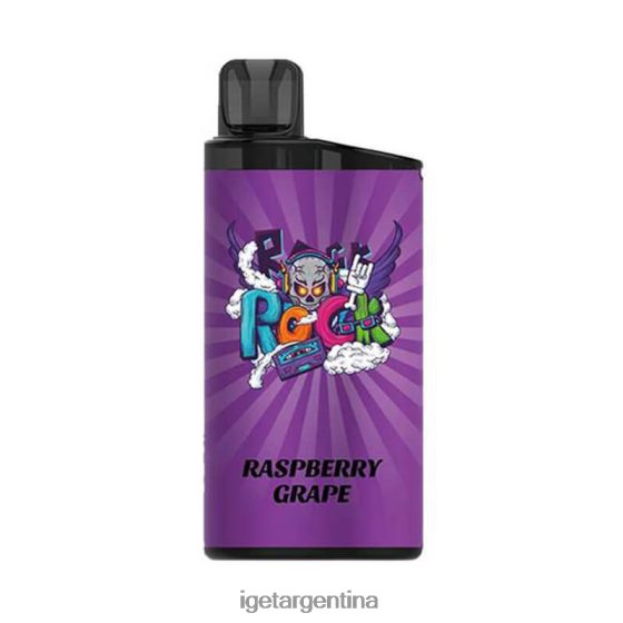 IGET Vape Argentina barra 3500 inhalaciones uva frambuesa J60FFH280