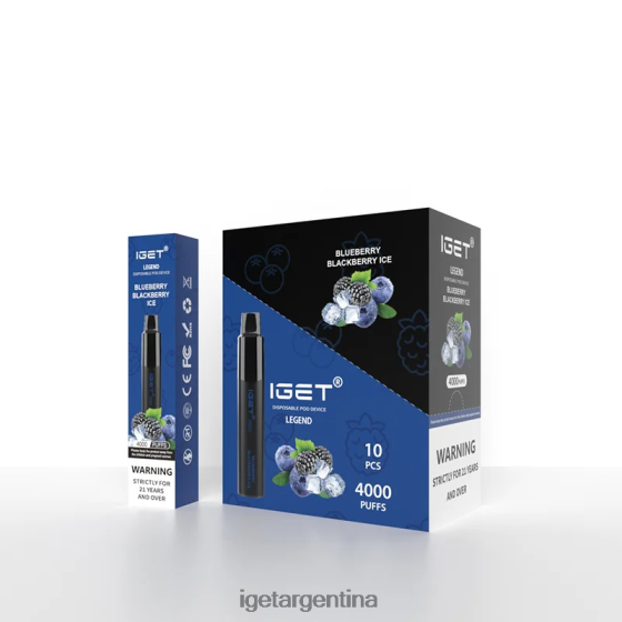 IGET Bar Online Legend 4000 bocanadas. arándano, mora, hielo J60FFH325