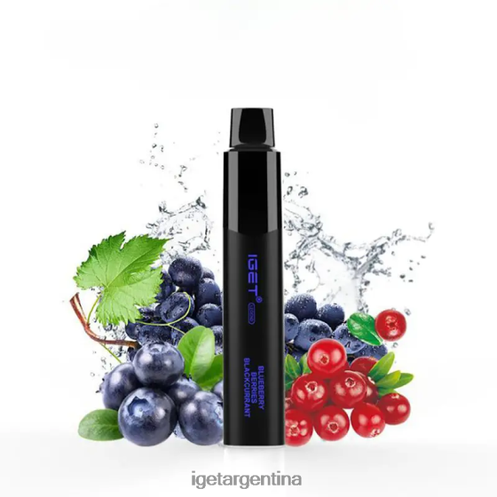 IGET Vape Legend 4000 bocanadas. arándanos bayas grosella negra J60FFH332