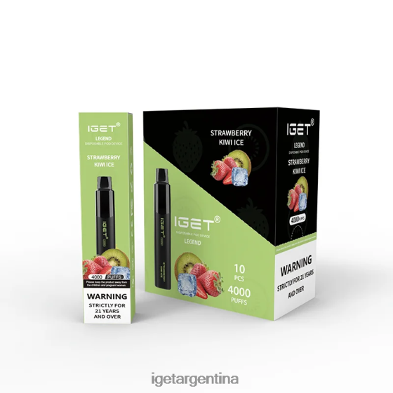 IGET Shop Legend 4000 bocanadas. hielo de fresa y kiwi J60FFH337