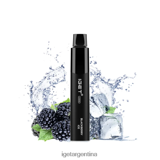 IGET Vape Online Legend 4000 bocanadas. hielo de mora J60FFH324