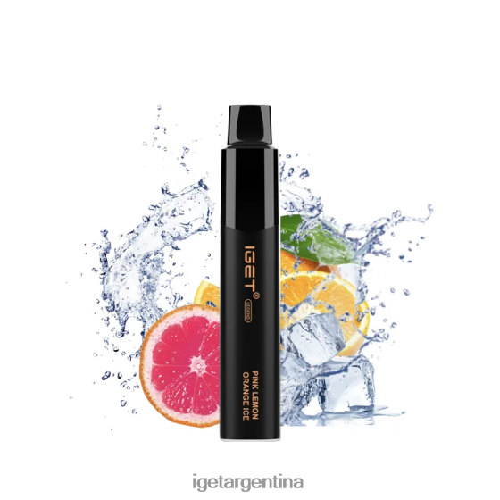 IGET Bar Legend 4000 bocanadas. hielo de naranja limón rosa J60FFH321