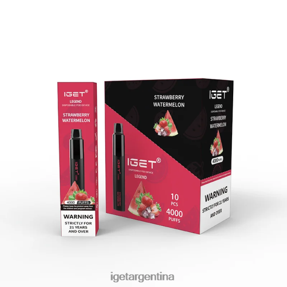 IGET Vape Legend 4000 bocanadas. sandia fresa J60FFH322